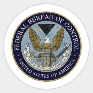 Federal Bureau of Control | Control Game Logo | Clean Logo Sticker